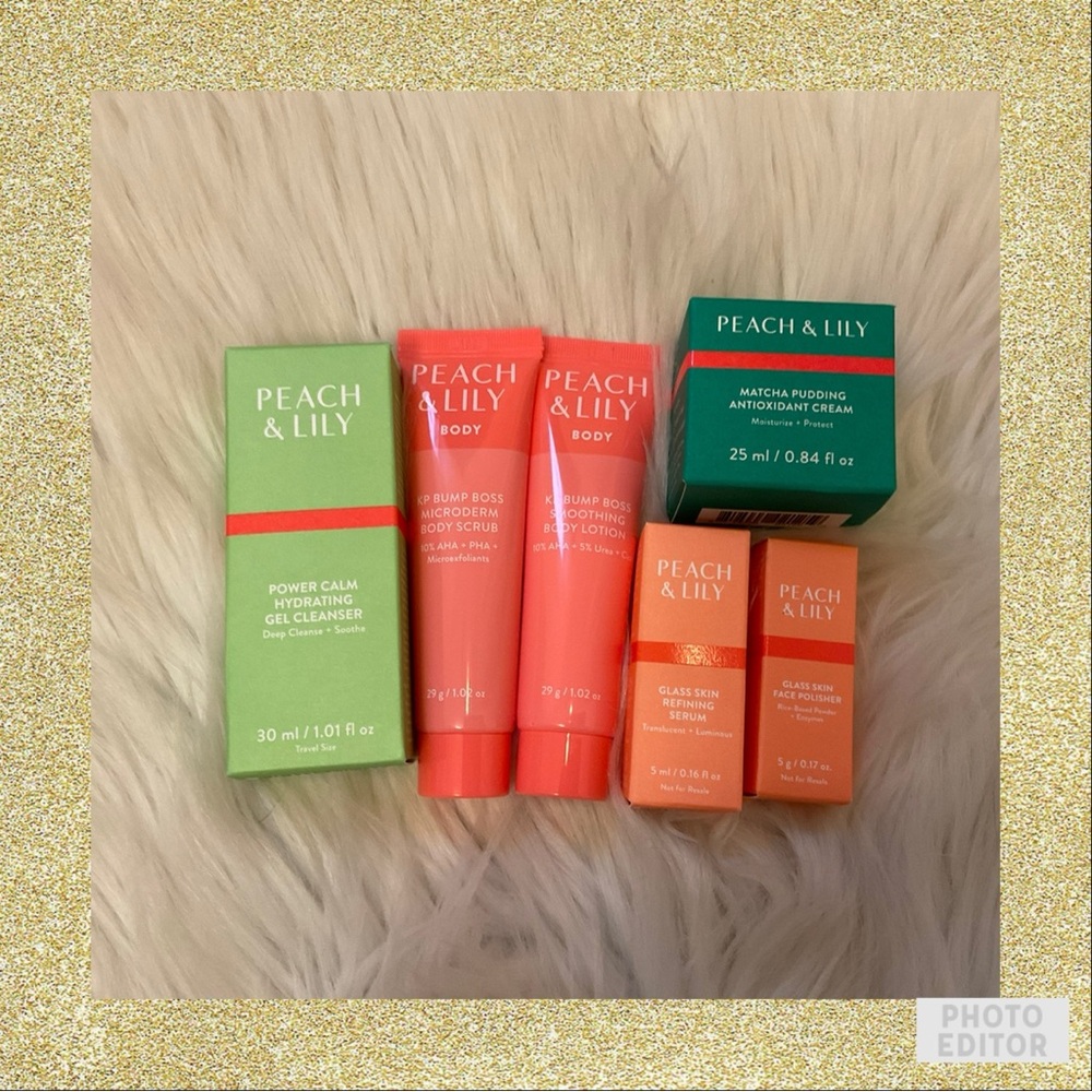 Peach & Lily 6 Piece Travel Set - New